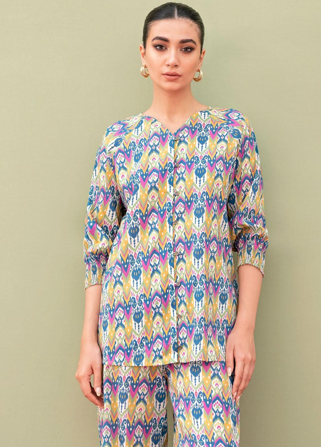 Sahar Printed Lawn Suits Unstitched 2 Piece SHR23PE SSL-V3-23-18 - Summer Collection