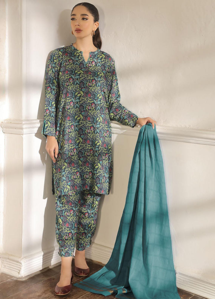 Sahar Printed Viscose Suits Unstitched 3 Piece SHR23VL AW-V1-23-01 - Winter Collection