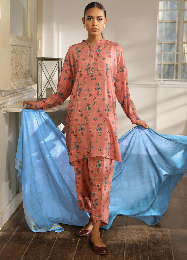 Sahar Printed Viscose Suits Unstitched 3 Piece SHR23VL AW-V1-23-02 - Winter Collection