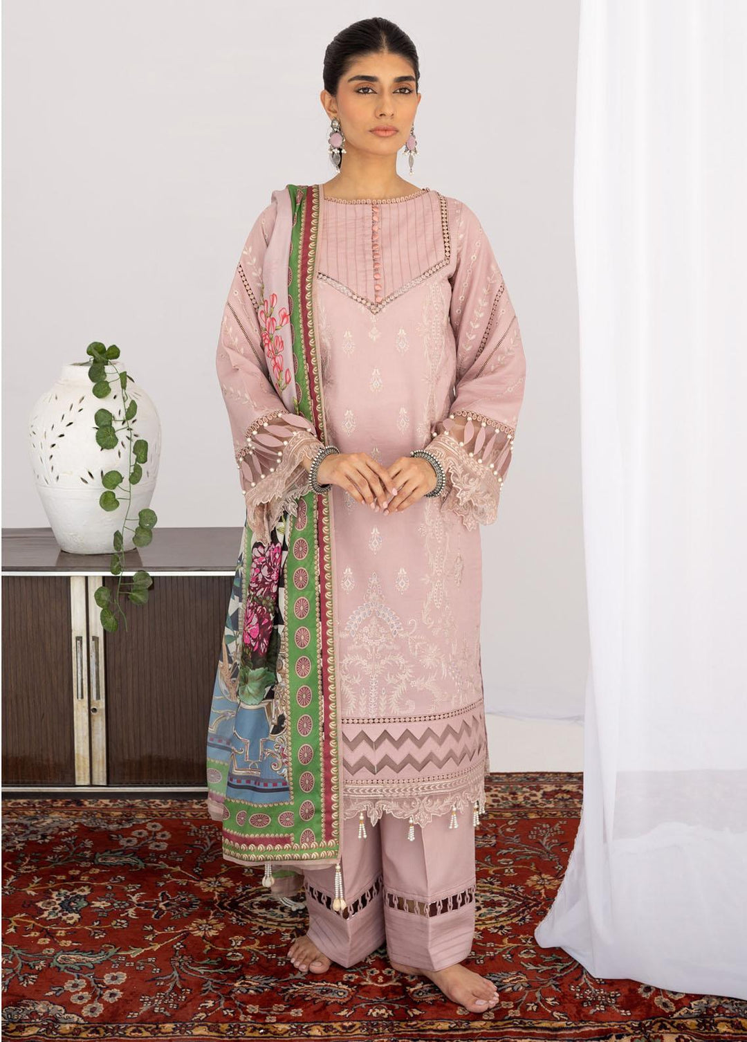 Saheliyaan by Gisele Embroidered Lawn Suits Unstitched 3 Piece GL23S Kashmiri Naaz - Luxury Collection