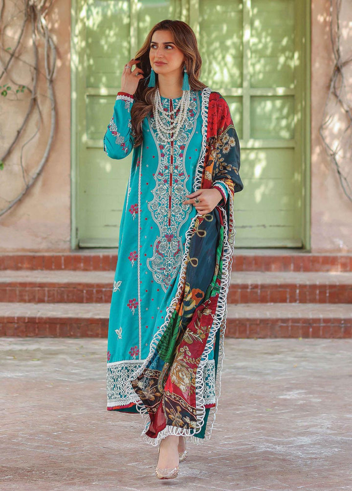 Saheliyaan by Gisele Embroidered Lawn Suits Unstitched 3 Piece GL22S D-02 GUL - Festive Collection