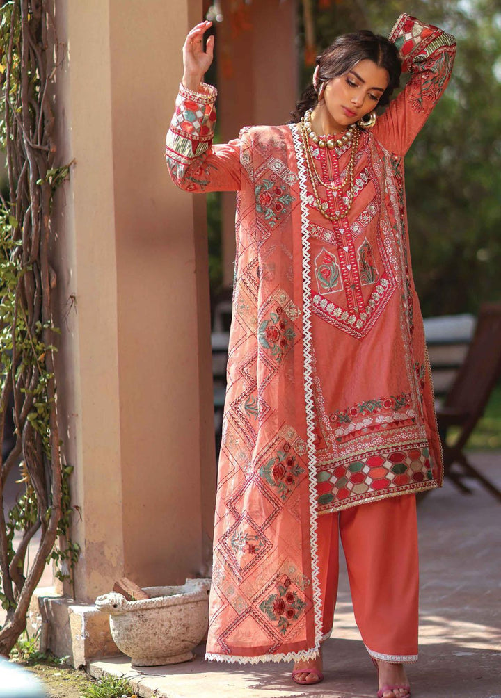 Saheliyaan by Gisele Embroidered Lawn Suits Unstitched 3 Piece GL22S D-03 AARZO - Festive Collection