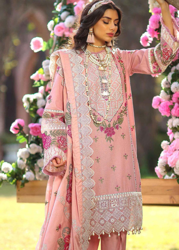 Saheliyaan by Gisele Embroidered Lawn Suits Unstitched 3 Piece GL22S D-05 RANG KASHMIRI - Festive Collection