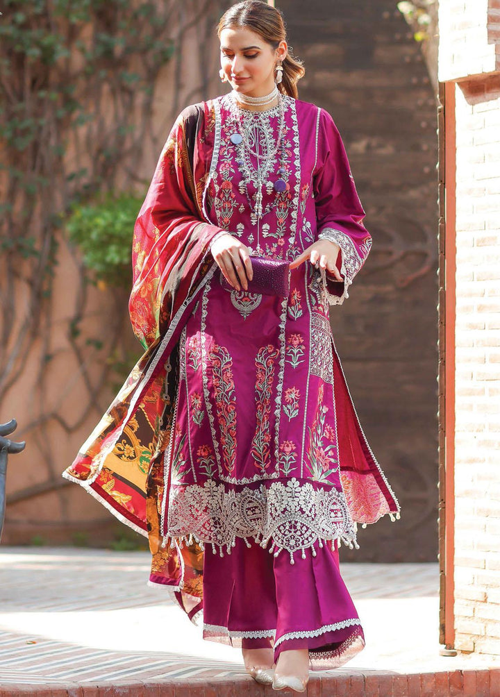 Saheliyaan by Gisele Embroidered Lawn Suits Unstitched 3 Piece GL22S D-07 SHABNAM - Festive Collection