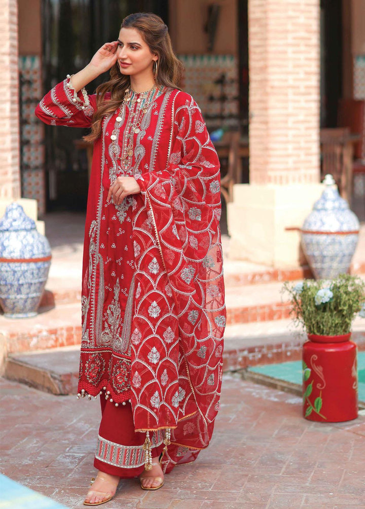Saheliyaan by Gisele Embroidered Lawn Suits Unstitched 3 Piece GL22S D-10 ZEENAT - Festive Collection
