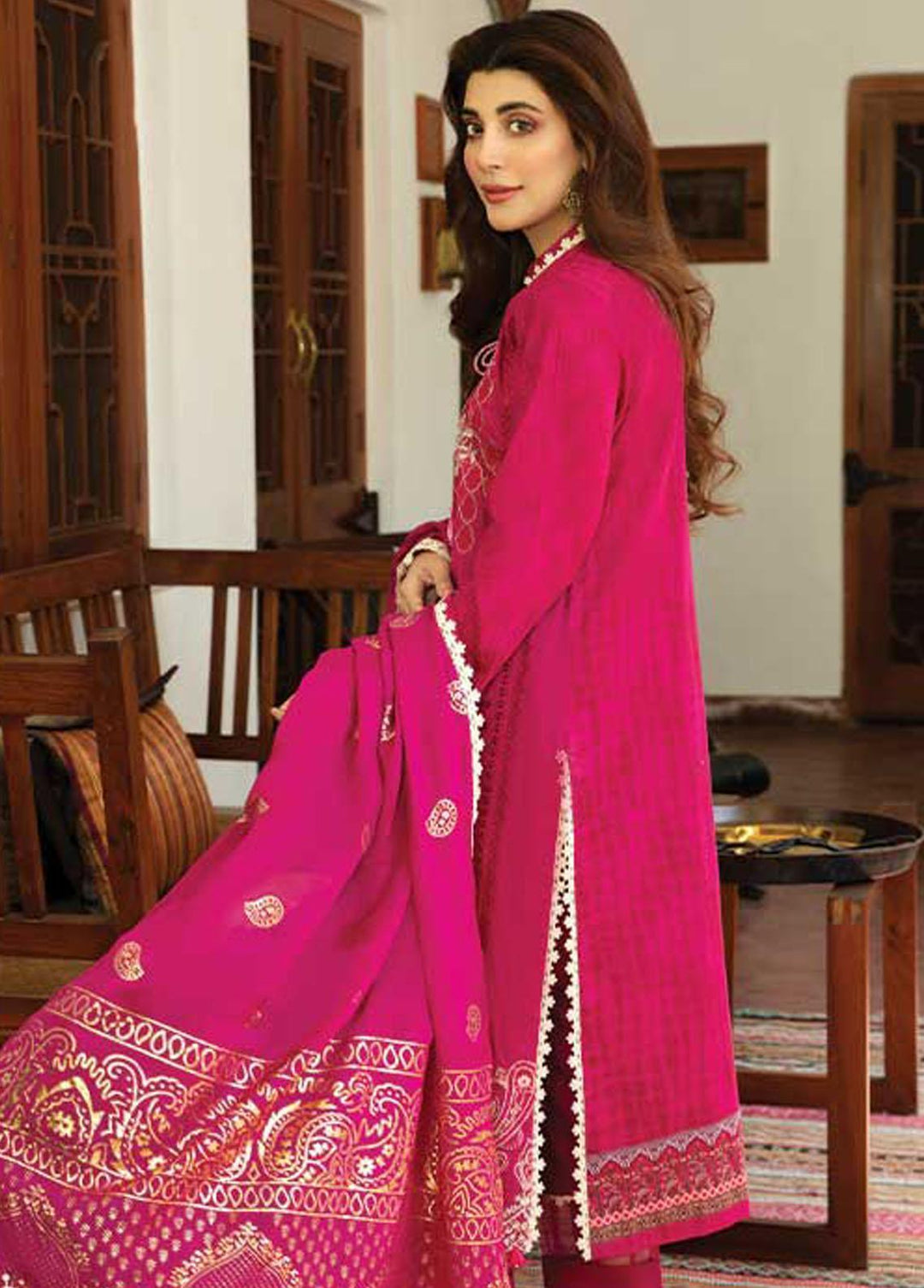 Sahiba By Aabyaan Embroidered Lawn Suits Unstitched 3 Piece ABY22S AE-01 Tara - Luxury Collection