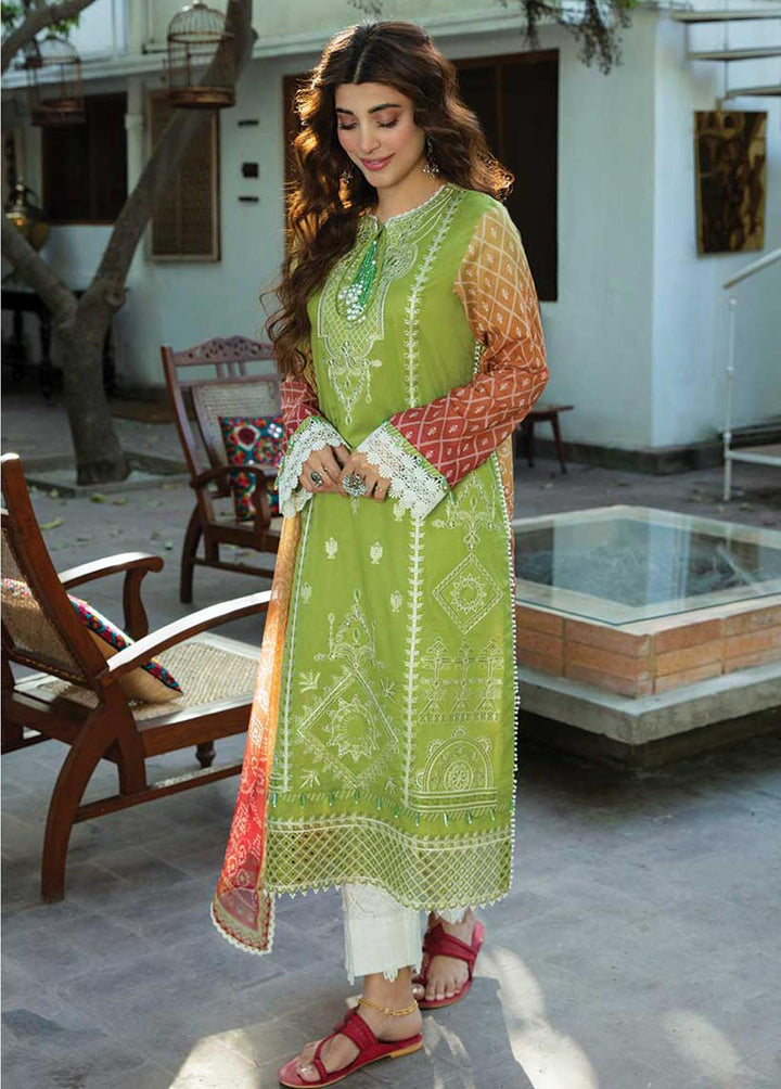 Sahiba By Aabyaan Embroidered Lawn Suits Unstitched 3 Piece ABY22S AE-02 Daneen - Luxury Collection