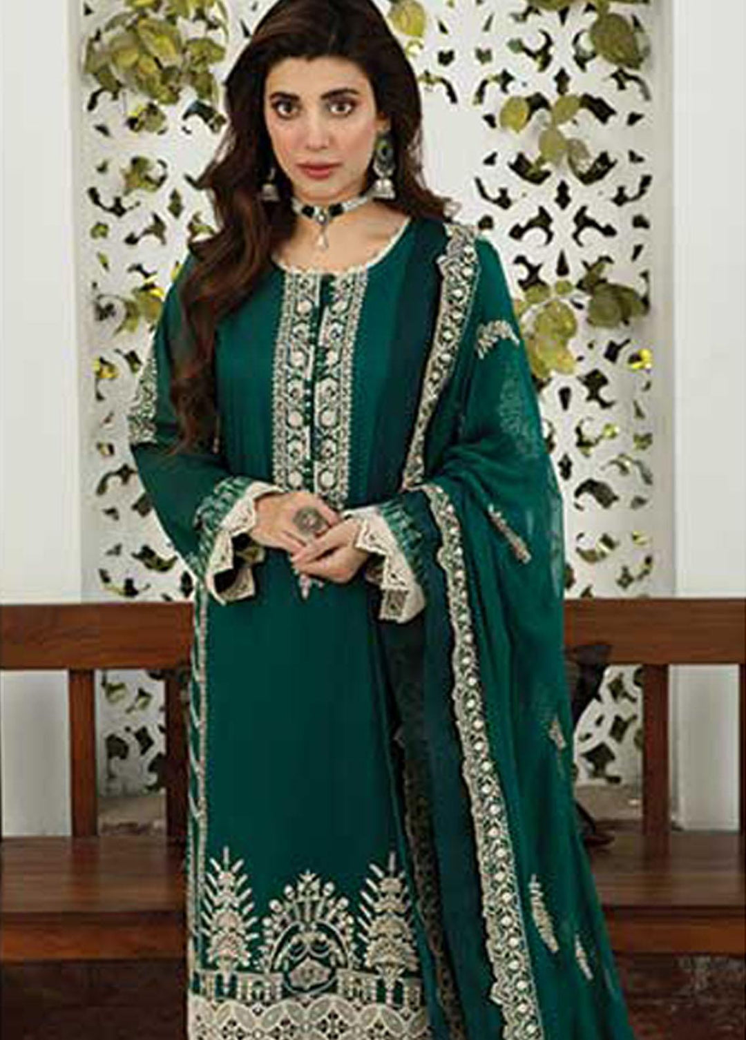 Sahiba By Aabyaan Embroidered Lawn Suits Unstitched 3 Piece ABY22S AE-03 Naz - Luxury Collection