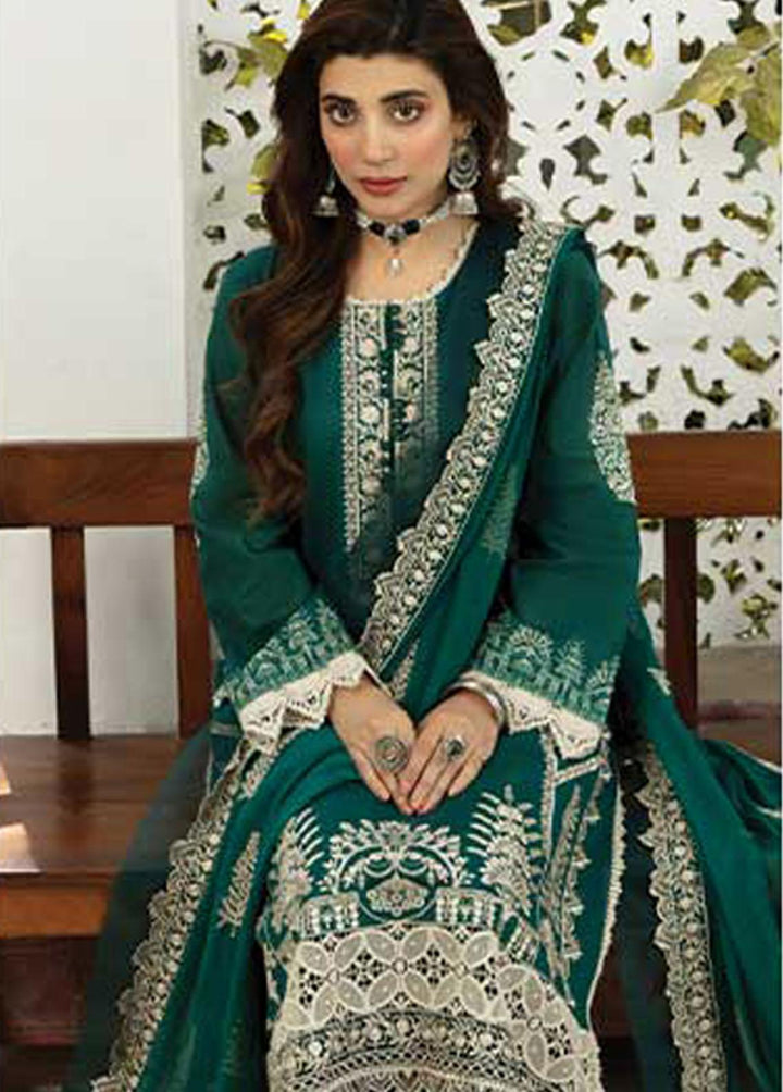 Sahiba By Aabyaan Embroidered Lawn Suits Unstitched 3 Piece ABY22S AE-03 Naz - Luxury Collection