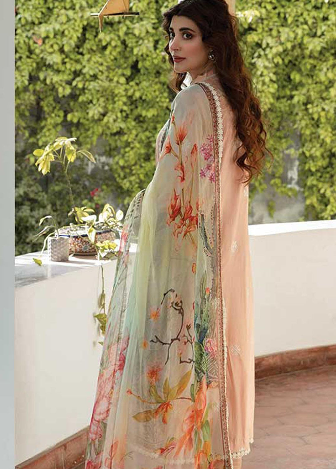 Sahiba By Aabyaan Embroidered Lawn Suits Unstitched 3 Piece ABY22S AE-05 Mira - Luxury Collection