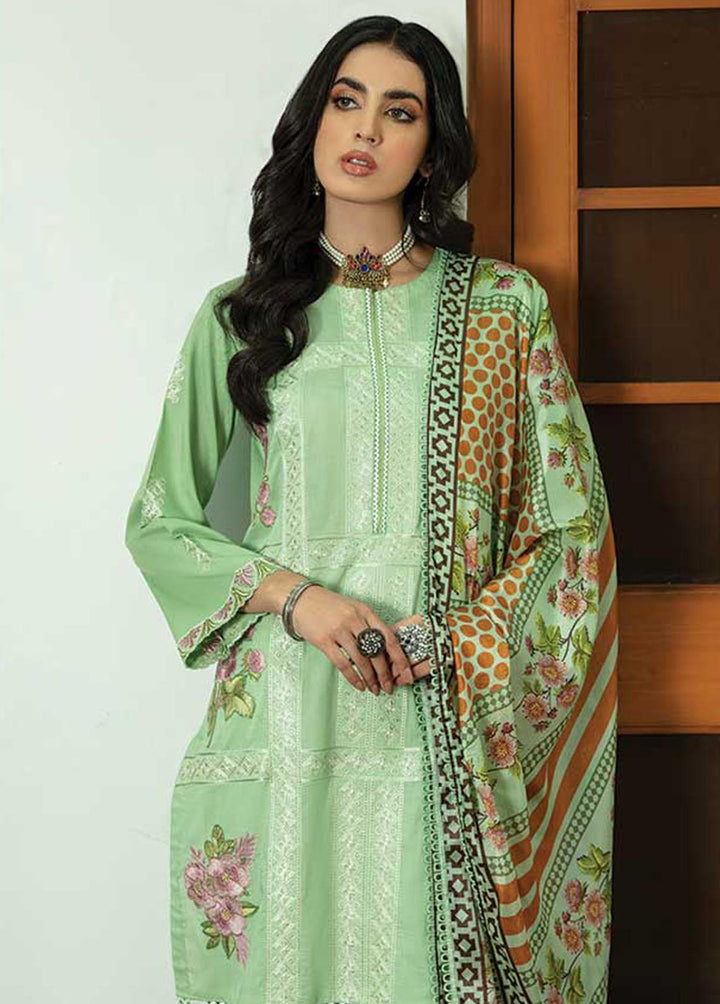 Sahiba By Aabyaan Embroidered Lawn Suits Unstitched 3 Piece ABY22S AE-06 Siara - Luxury Collection
