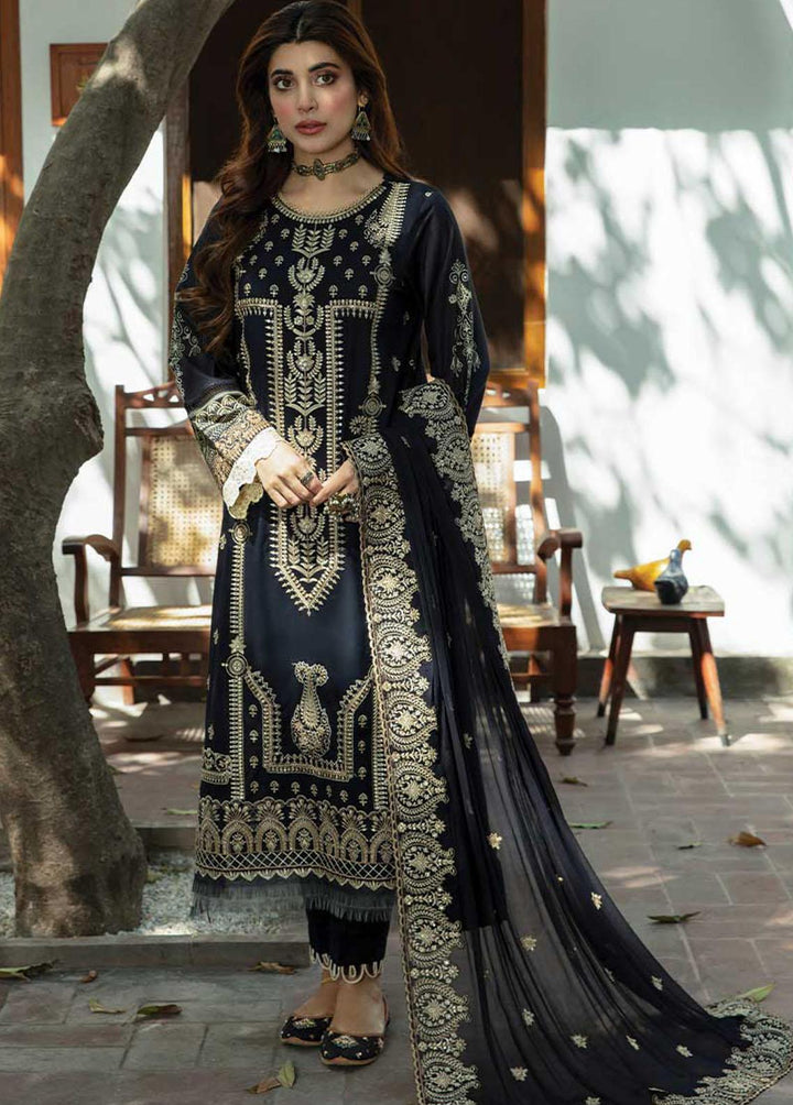 Sahiba By Aabyaan Embroidered Lawn Suits Unstitched 3 Piece ABY22S AE-07 Meena - Luxury Collection