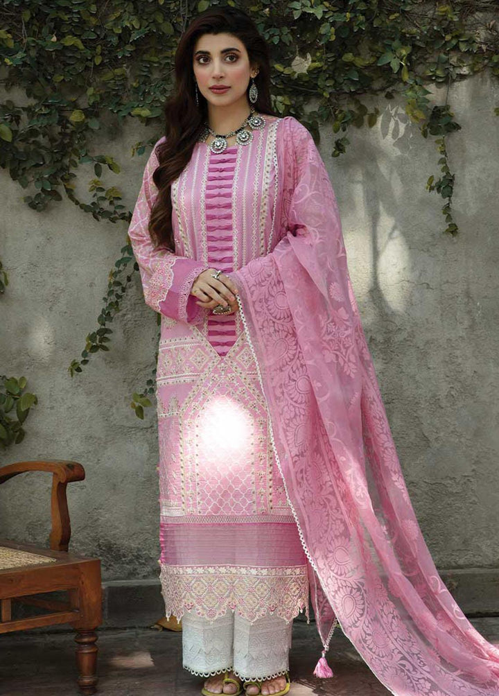 Sahiba By Aabyaan Embroidered Lawn Suits Unstitched 3 Piece ABY22S AE-11 Zarka - Luxury Collection