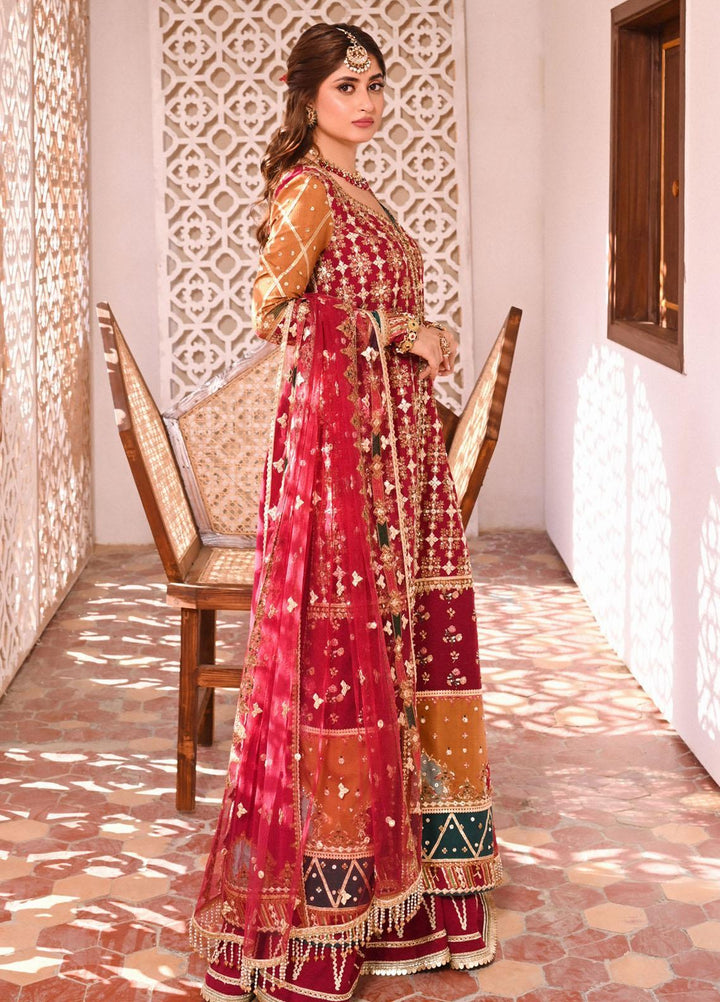 Sahiba By Qalamkar Embroidered  Suits Unstitched 3 Piece QLM23SB Riha - Luxury Collection