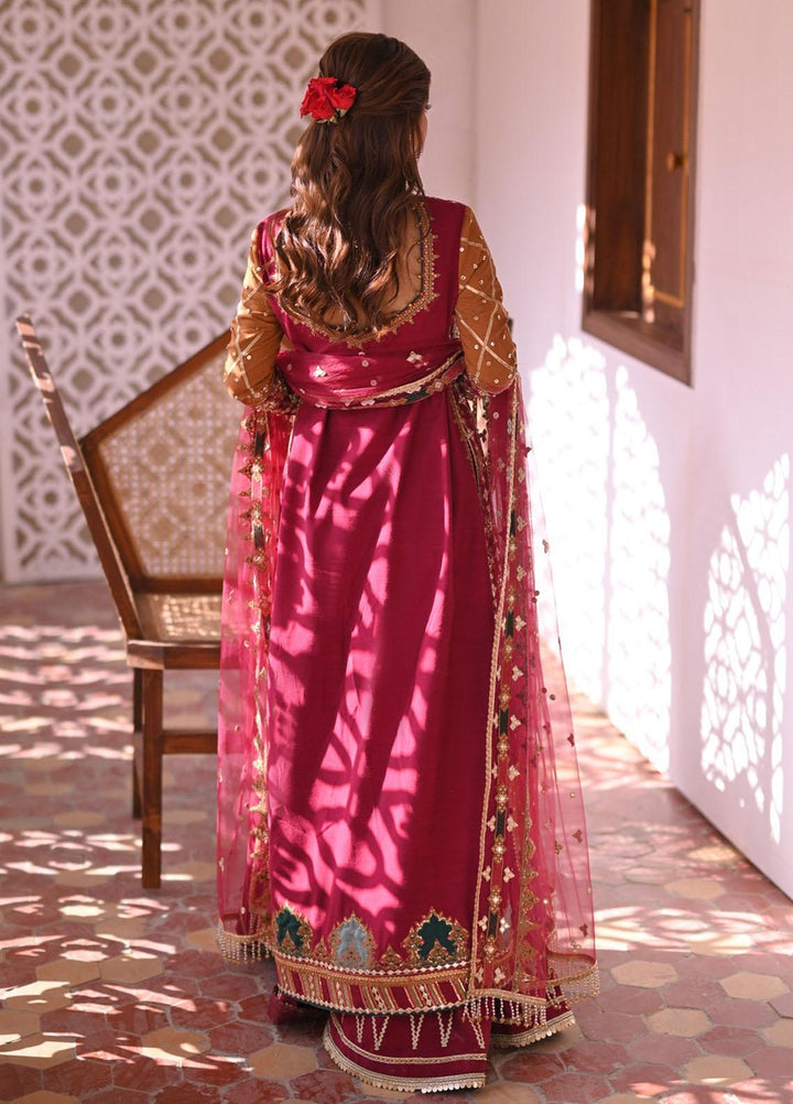 Sahiba By Qalamkar Embroidered  Suits Unstitched 3 Piece QLM23SB Riha - Luxury Collection