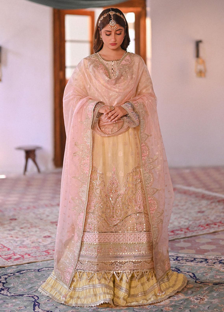 Sahiba By Qalamkar Embroidered  Suits Unstitched 4 Piece QLM23SB Manha - Luxury Collection