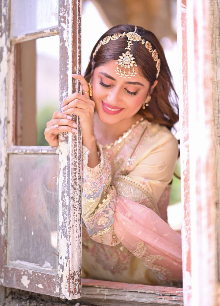 Sahiba By Qalamkar Embroidered  Suits Unstitched 4 Piece QLM23SB Manha - Luxury Collection