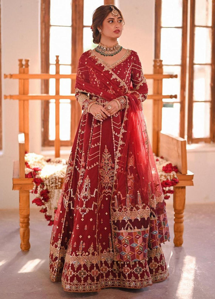 Sahiba By Qalamkar Embroidered  Suits Unstitched 4 Piece QLM23SB Ayla - Luxury Collection