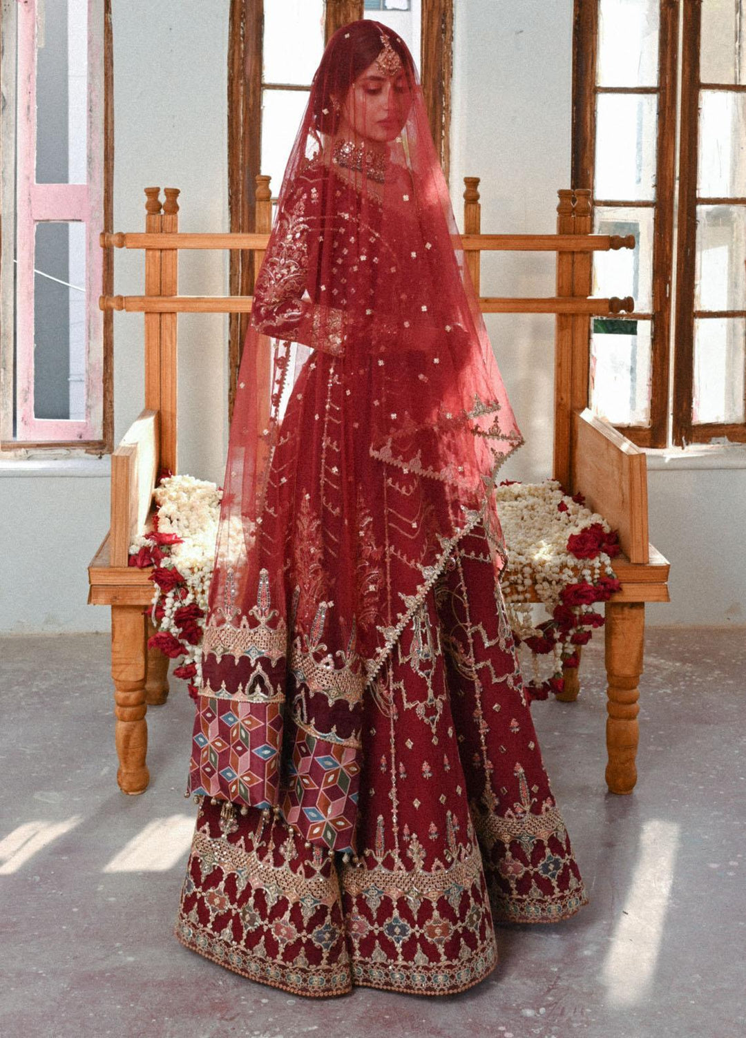 Sahiba By Qalamkar Embroidered  Suits Unstitched 4 Piece QLM23SB Ayla - Luxury Collection