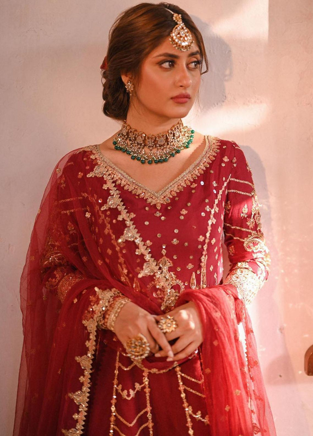 Sahiba By Qalamkar Embroidered  Suits Unstitched 4 Piece QLM23SB Ayla - Luxury Collection