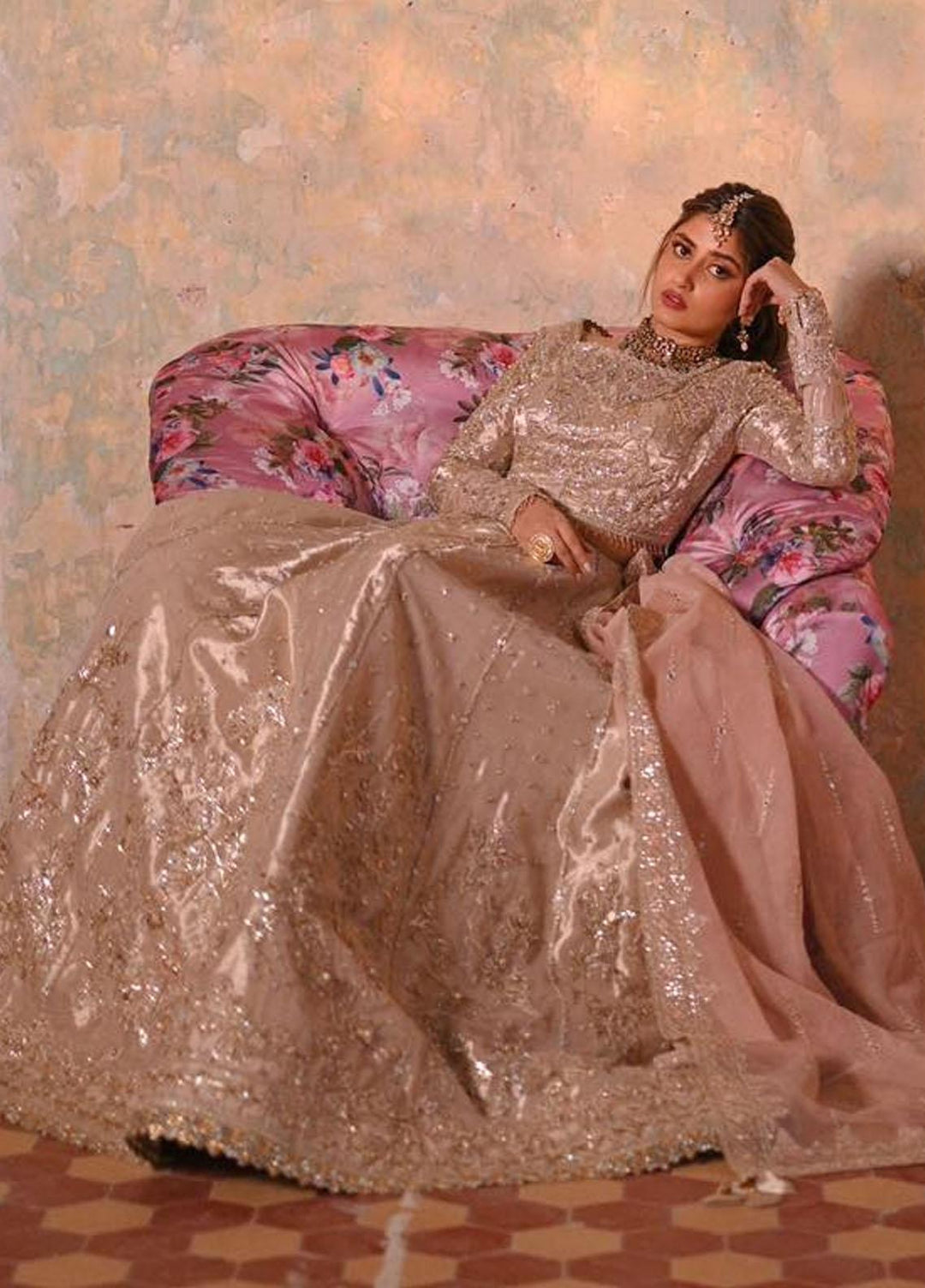 Sahiba By Qalamkar Embroidered  Suits Unstitched 3 Piece QLM23SB Insha - Luxury Collection