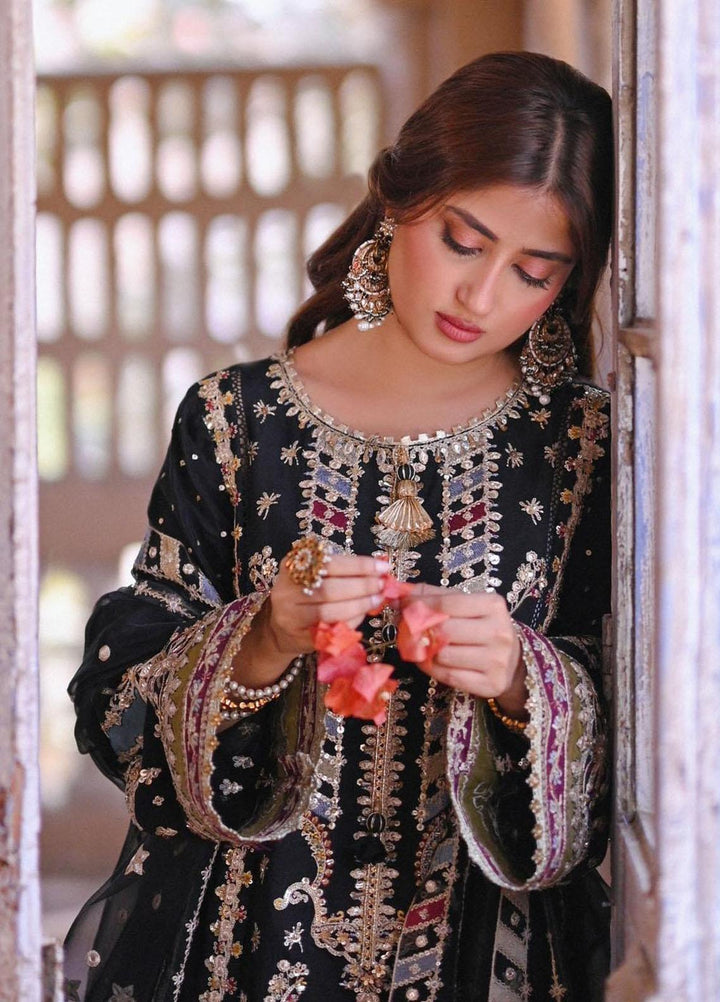Sahiba By Qalamkar Embroidered  Suits Unstitched 3 Piece QLM23SB Mahenoor - Luxury Collection