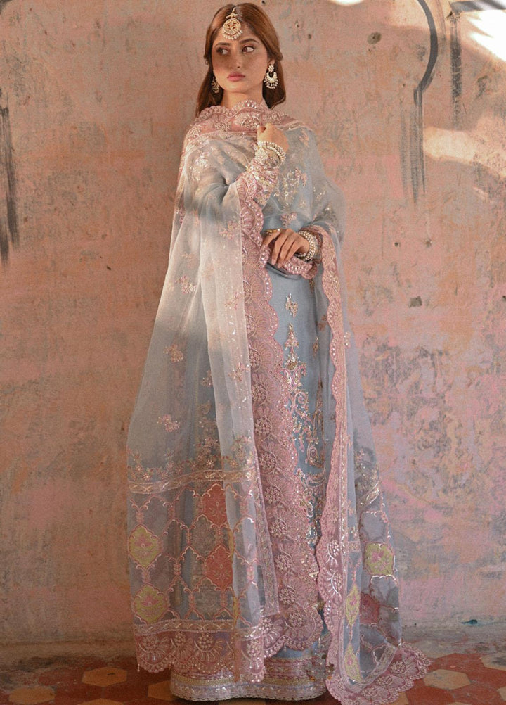 Sahiba By Qalamkar Embroidered  Suits Unstitched 4 Piece QLM23SB Nilofer - Luxury Collection