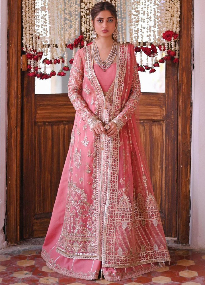 Sahiba By Qalamkar Embroidered  Suits Unstitched 4 Piece QLM23SB Mahra - Luxury Collection