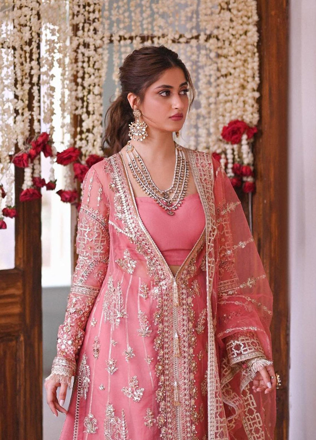 Sahiba By Qalamkar Embroidered  Suits Unstitched 4 Piece QLM23SB Mahra - Luxury Collection