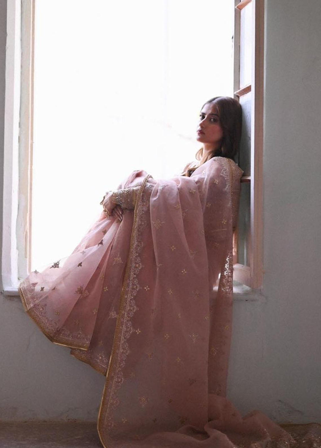 Sahiba By Qalamkar Embroidered  Suits Unstitched 3 Piece QLM23SB Ranya - Luxury Collection