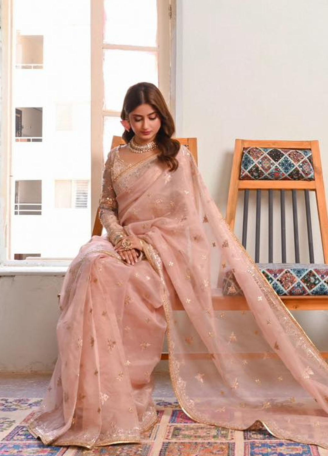 Sahiba By Qalamkar Embroidered  Suits Unstitched 3 Piece QLM23SB Ranya - Luxury Collection