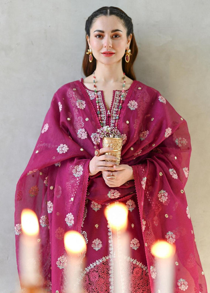 Sahil by Qalamkar Embroidered Lawn Suits Unstitched 3 Piece QLM23S SP-02 Beyza - Luxury Collection