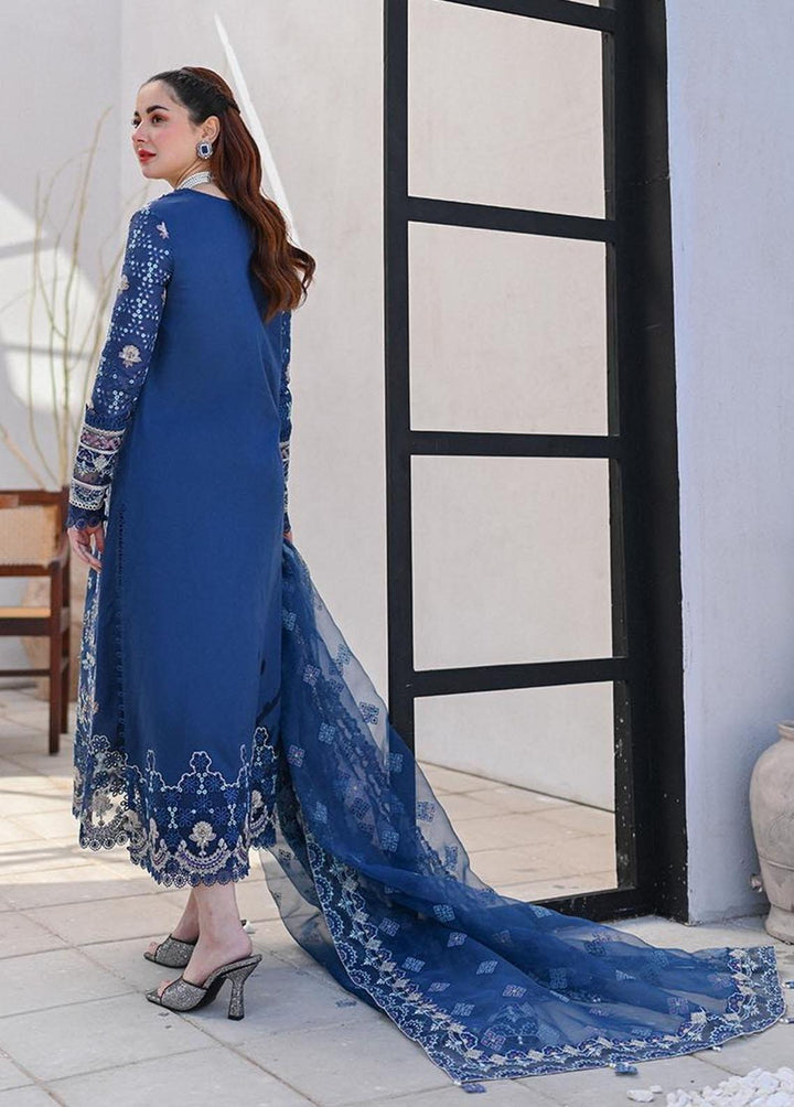 Sahil by Qalamkar Embroidered Lawn Suits Unstitched 3 Piece QLM23S SP-06 Kiral - Luxury Collection