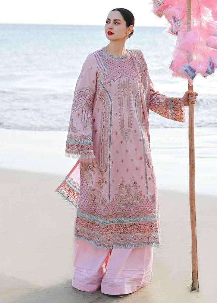 Sahil by Qalamkar Embroidered Lawn Suits Unstitched 3 Piece QLM23S SP-07 Rameen - Luxury Collection