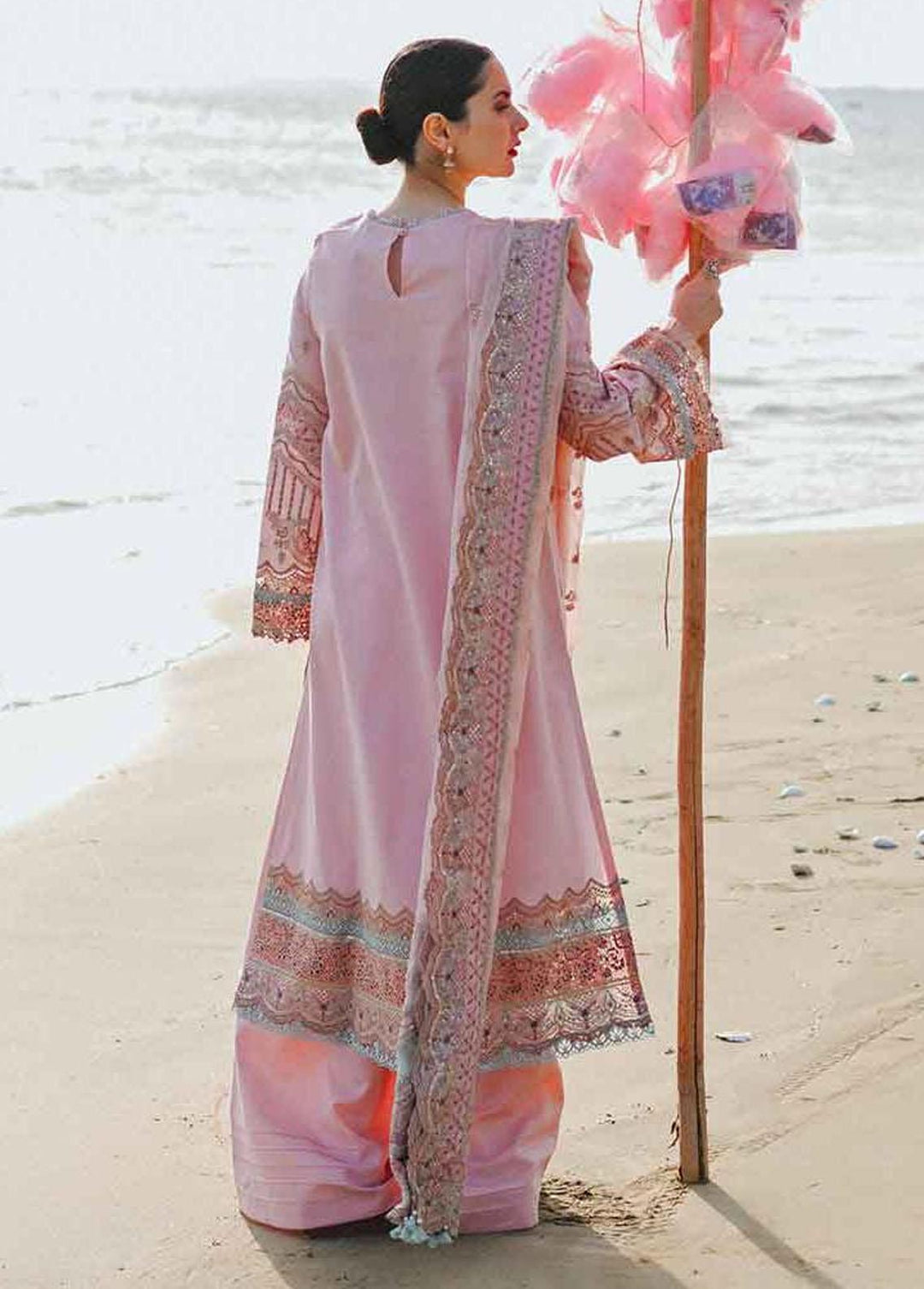 Sahil by Qalamkar Embroidered Lawn Suits Unstitched 3 Piece QLM23S SP-07 Rameen - Luxury Collection