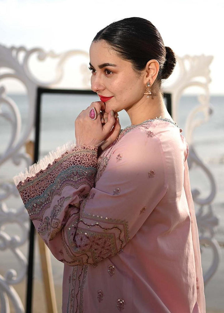 Sahil by Qalamkar Embroidered Lawn Suits Unstitched 3 Piece QLM23S SP-07 Rameen - Luxury Collection