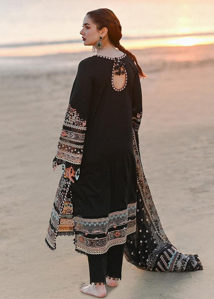 Sahil by Qalamkar Embroidered Lawn Suits Unstitched 3 Piece QLM23S SP-11 Huma - Luxury Collection