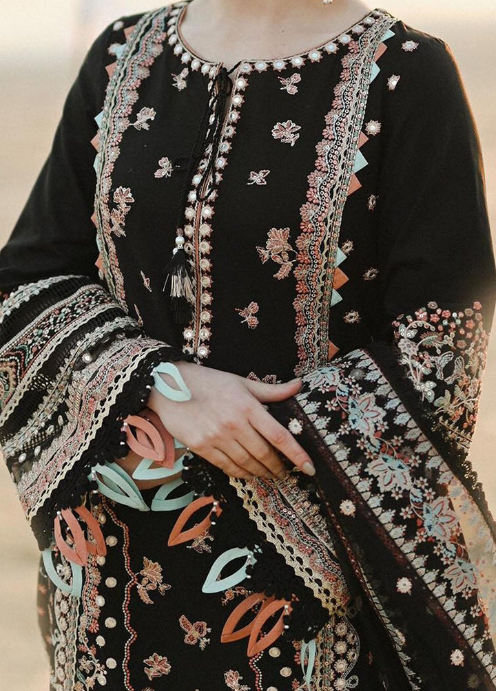 Sahil by Qalamkar Embroidered Lawn Suits Unstitched 3 Piece QLM23S SP-11 Huma - Luxury Collection