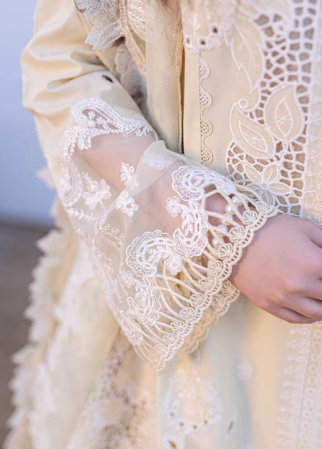 Sahil Kinare by Qalamkar Embroidered Lawn Suits Unstitched 3 Piece QLM24SK FP-01 Jana - Summer Collection