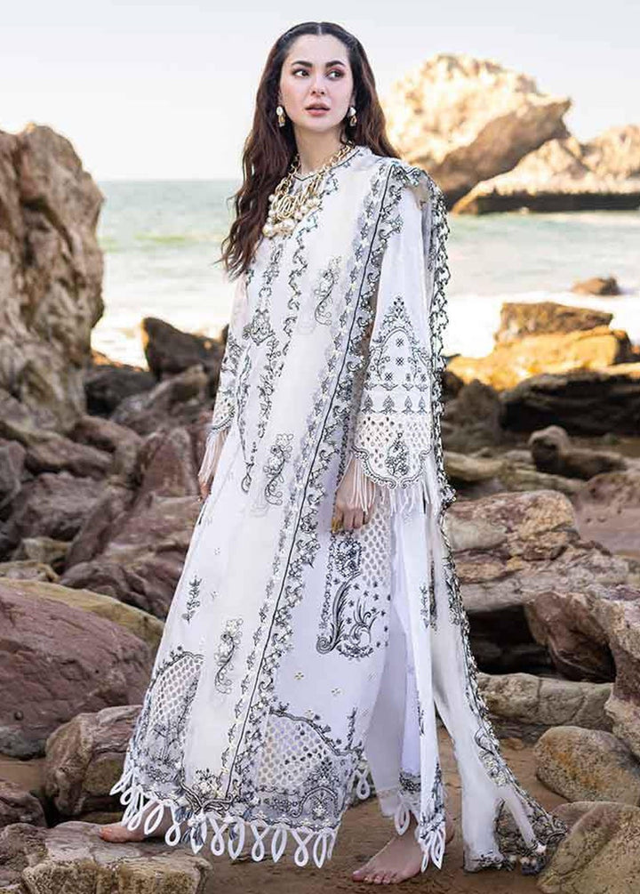 Sahil Kinare by Qalamkar Embroidered Lawn Suits Unstitched 3 Piece QLM24SK FP-02 Fiza - Summer Collection