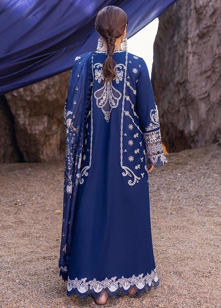 Sahil Kinare by Qalamkar Embroidered Lawn Suits Unstitched 3 Piece QLM24SK FP-06 Miray - Summer Collection