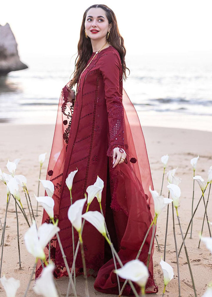 Sahil Kinare by Qalamkar Embroidered Lawn Suits Unstitched 3 Piece QLM24SK FP-07 Aisha - Summer Collection