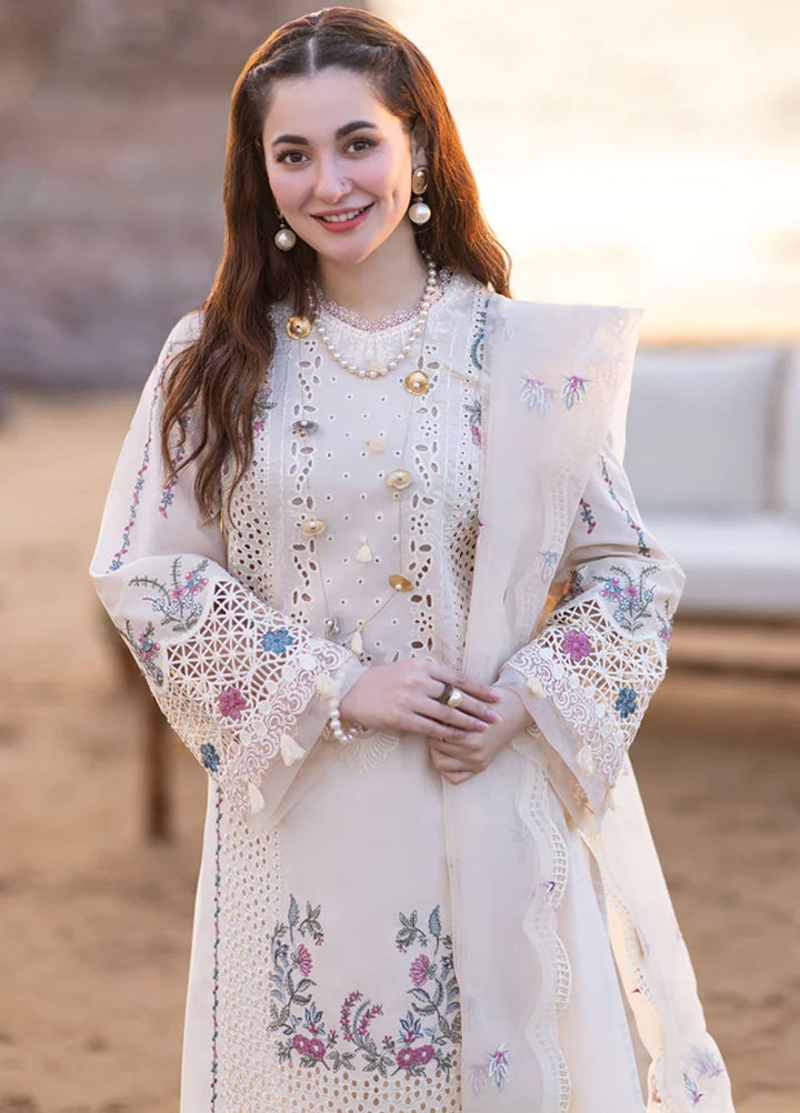 Sahil Kinare by Qalamkar Embroidered Lawn Suits Unstitched 3 Piece QLM24SK FP-09 Selin - Summer Collection
