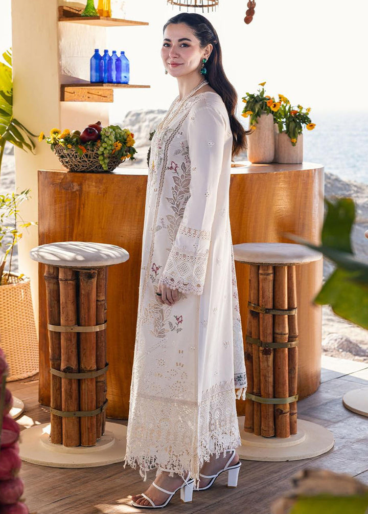 Sahil Kinare by Qalamkar Embroidered Lawn Suits Unstitched 3 Piece QLM24SK FP-12 Marwa - Summer Collection