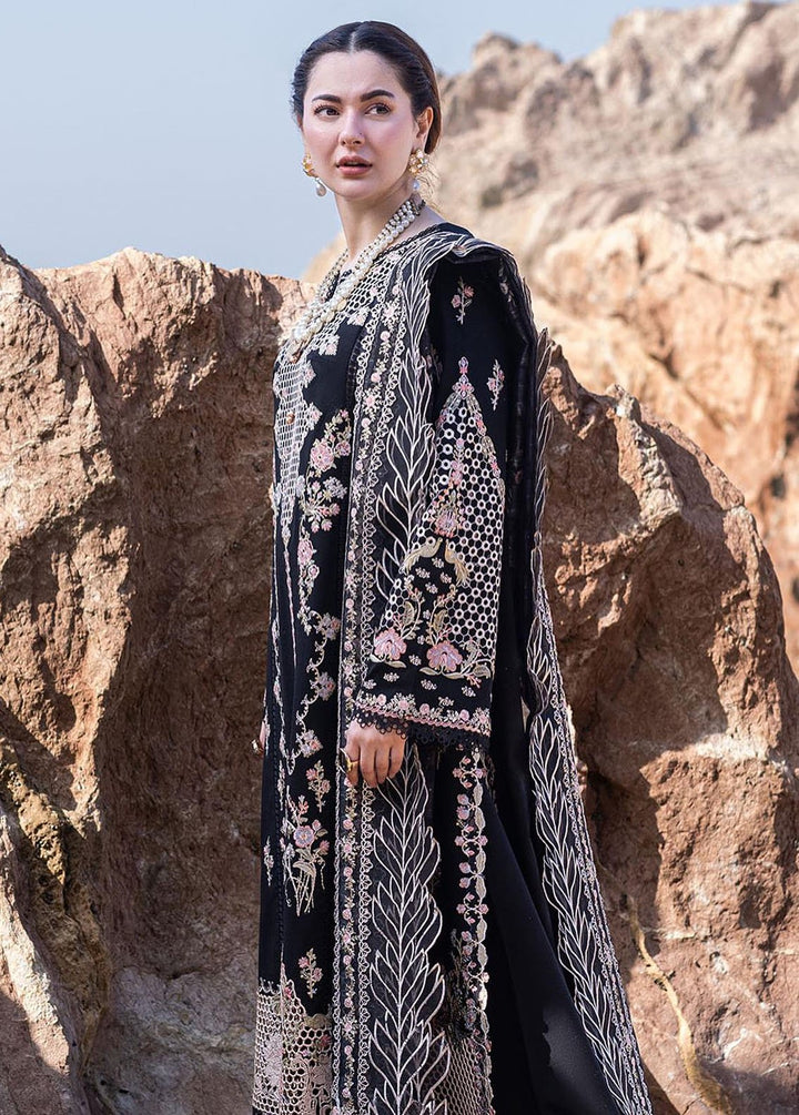 Sahil Kinare by Qalamkar Embroidered Lawn Suits Unstitched 3 Piece QLM24SK FP-14 Rima - Summer Collection