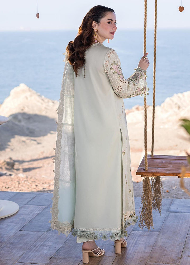 Sahil Kinare by Qalamkar Embroidered Lawn Suits Unstitched 3 Piece QLM24SK FP-15 Rania - Summer Collection