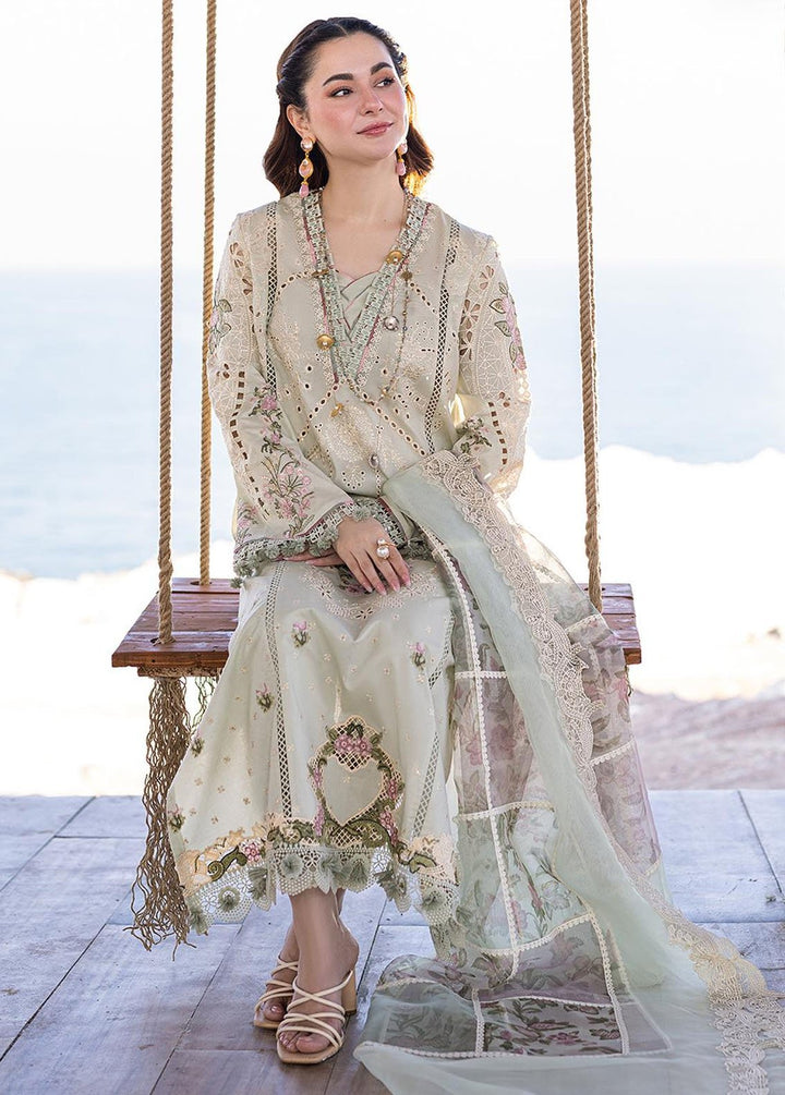 Sahil Kinare by Qalamkar Embroidered Lawn Suits Unstitched 3 Piece QLM24SK FP-15 Rania - Summer Collection