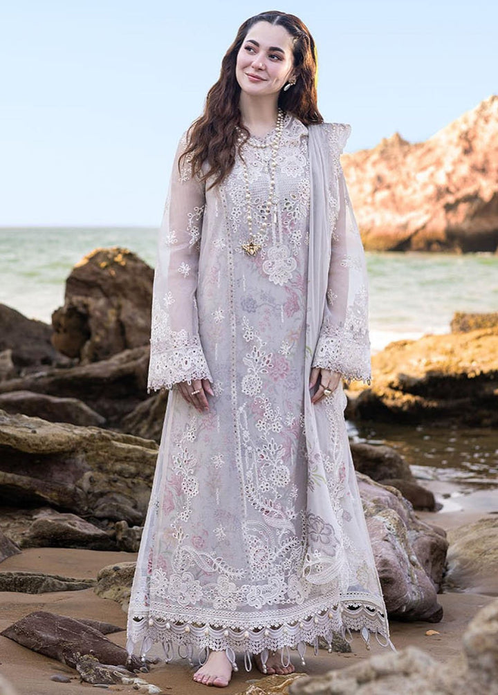 Sahil Kinare by Qalamkar Embroidered Net Suits Unstitched 4 Piece QLM24SK FP-11 Emira - Summer Collection