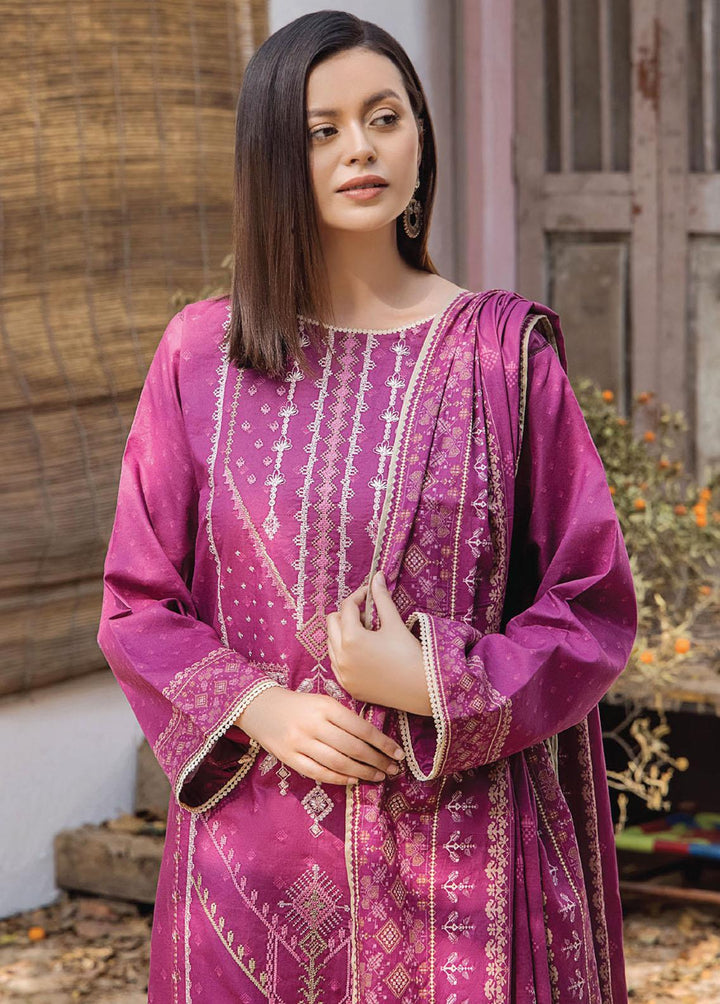 Saira Bano By Humdum Embroidered Lawn Suits Unstitched 3 Piece HD23SB D-03 - Summer Collection