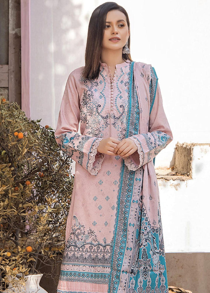 Saira Bano By Humdum Embroidered Lawn Suits Unstitched 3 Piece HD23SB D-04 - Summer Collection